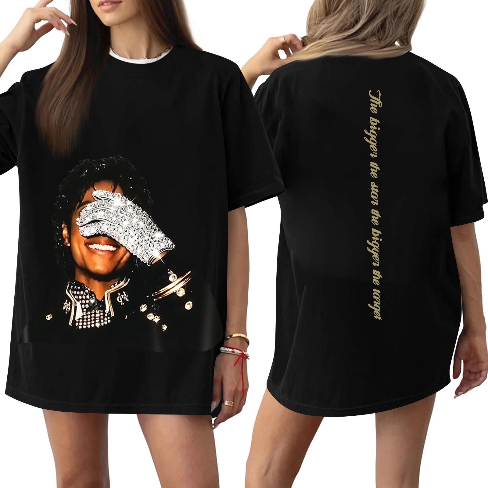 

Women s Casual Letter Print Short-sleeved Top T-shirt L чёрный