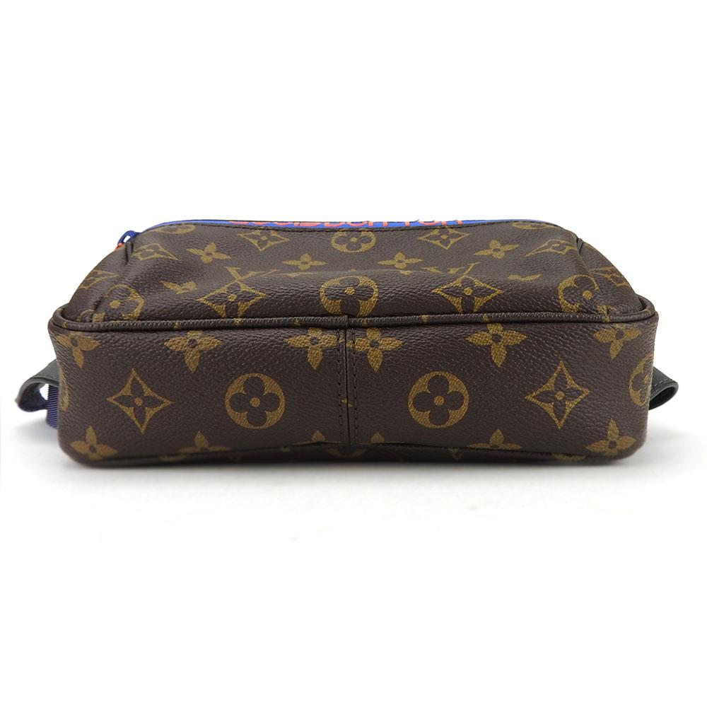 Used LOUIS VUITTON Waist bag Pacific Bum Bag M43828 Monogram Brown Brown Kim Jones