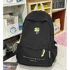 Schoolbag New Ins Style Niche Backpack Female Cute Embroidery Large Capacity Schoolbag Junior High School Student Leisure Travel Backpack