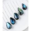 Collana Girocollo con Ciondolo in Pietra di Luna a Forma di Goccia d'Acqua Gioielli in Pietra di Luna Materiale Pietra di Luna Collana Gioiello Regalo per Donne