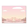 Fresh American Flamingo Printed Carpet Nordic Floor Mat