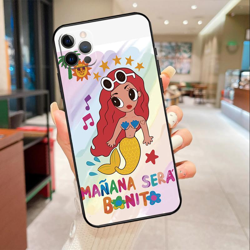 Karolg Manana Sera Bonito Case For iPhone 16 15 14 Pro Max 13 12 Mini 11 Pro Max X XS XR Plus Soft Cover Funda