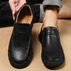 Men's Hand-stitched Leather Shoes Outdoor Casual Sneakers Large Size 39-46