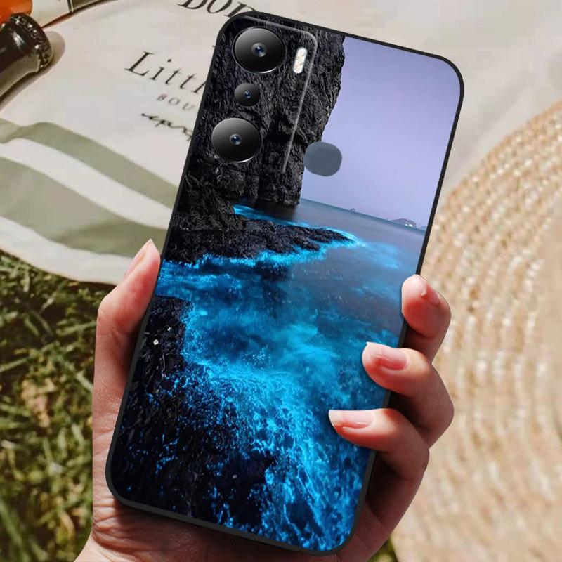 For Infinix Hot 20i Case Wolf Lions Painted TPU Silicone Soft Case for Infinix Hot 20i Phone Cover X665C X665E Shockproof Fundas