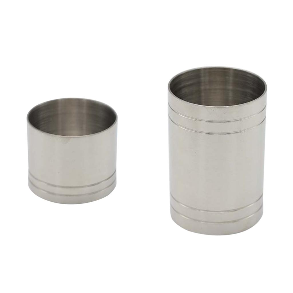 2 Sizes Stainless Steel Measuring Cup Cocktail Drink Measure , 25ml
