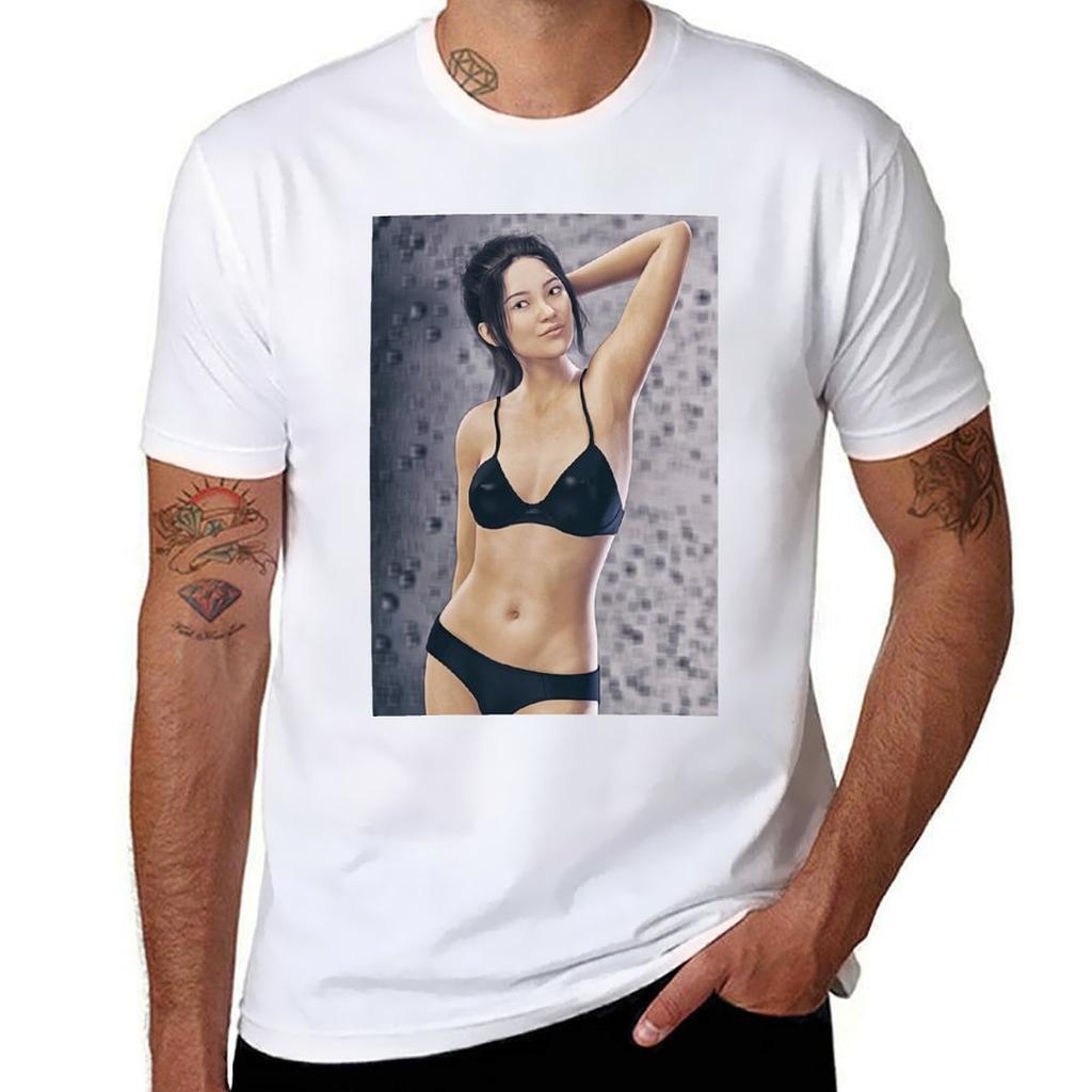 Japanese bikini girl TShirt Casual Everyday Wear TShirt