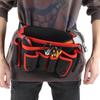 Multifunktionell Reparationsverktyg Midjeväska Utomhus Multi-Ficka Midjepåse Verktygsorganisatör(Röd kant )