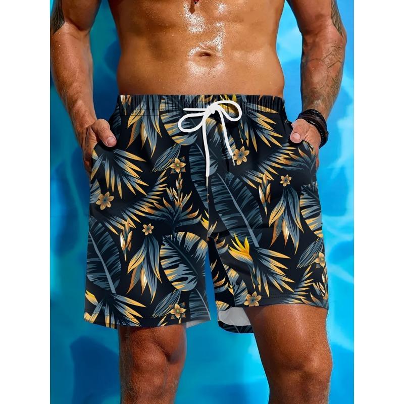 Men's Hawaiian Beach Shorts 3D Floral Graphics Print Casual Sports Short Pants Swim Trunks Fashion Outdoor Men's Y2k Clothes