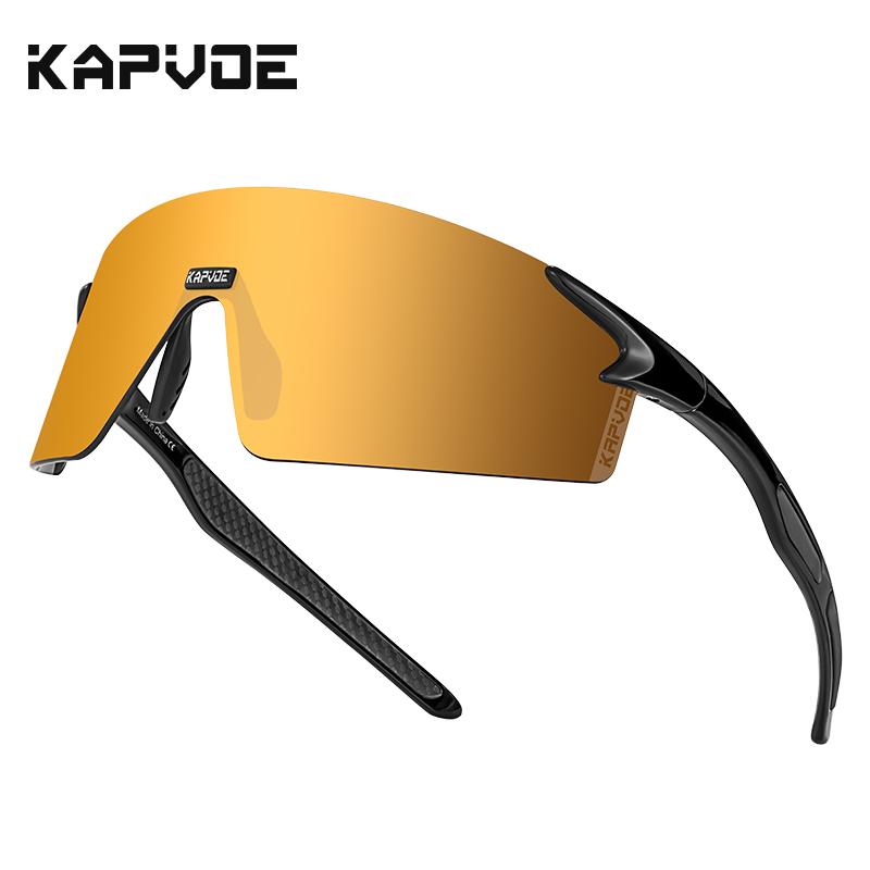 

Kapvoe Cycling Sunglasses Fashion for Men Bike Glasses Cycle Women Sports Bicycle MTB Fishing Hiking Riding Eyewear UV400 1 lens