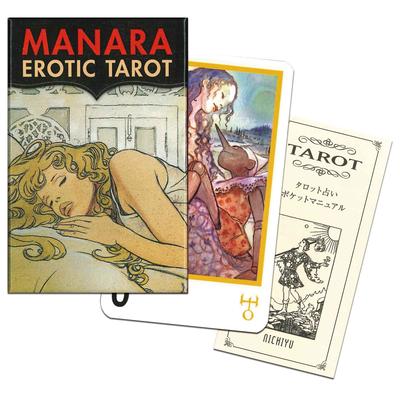 Nichiyu Mini Tarot 78 Fortune Telling Direct Import from the Manara Includes Japanese Booklet for Its Sensual Cards, Cards, [Authentic, Manufacturer]