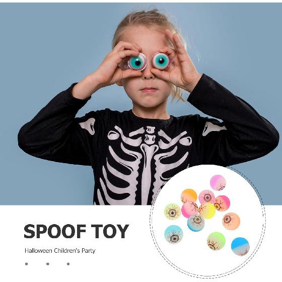 Eye Balls - Bouncy Balls Eye Shaped Toy Halloween Bouncing Eyeballs Eyeballs Halloween Decor Stress Ball Fake Eye Halloween Plastic Eyeballs for