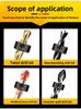 8PC Drill Stop Ring Set, 3-16mm Shank Positioning Ring, Solid Shank Depth Locator
