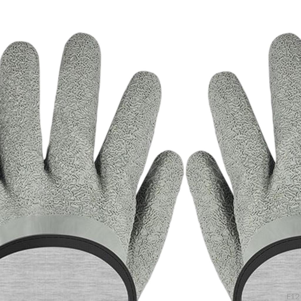 Fishing Gloves Fisherman Water Resistant Fish Hands Protector Nonslip