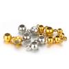 20pcs Stainless Steel Non-slip Silicone Spacer Beads Pendant Charms Clasps Gold Color Bail Beads for DIY Jewelry Making Findings