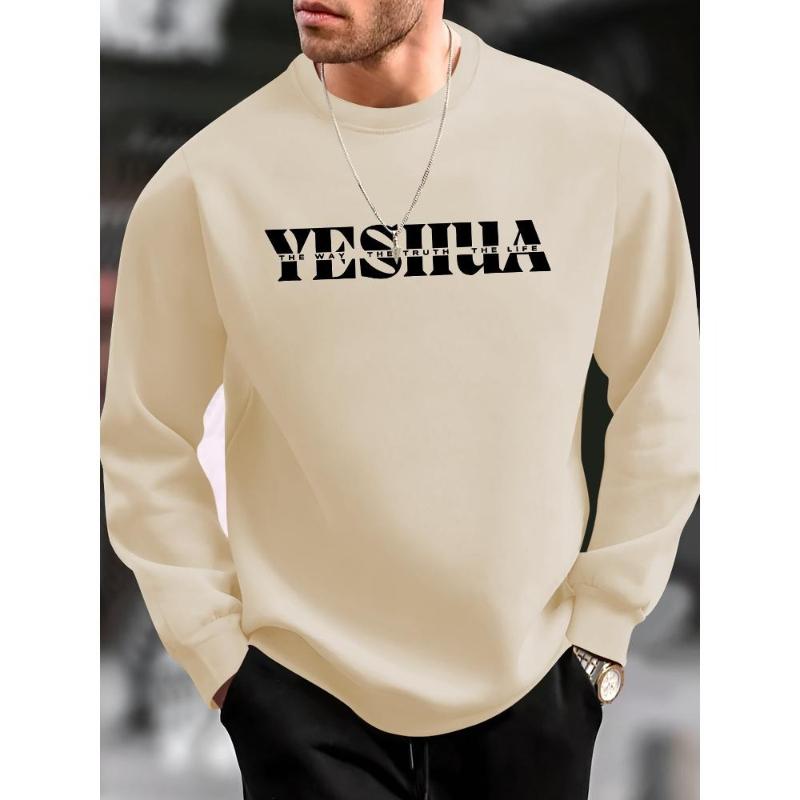 

Men s Oversized Crew Neck Sweatshirt, Modal-Viscose Mix, Loose Silky Comfort Street Style S