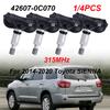 1/4PCS TPMS Sensor 42607-0C070 Tire Pressure Sensor For 2014 2015 2016 2017 2018 2019 2020 Toyota SIENNA 315MHz