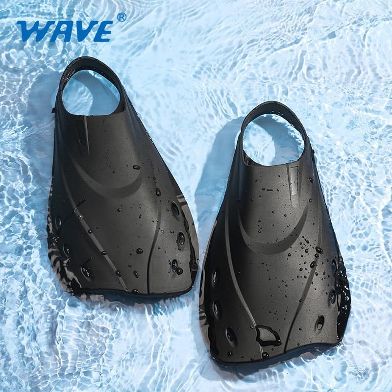 Short Swimming Fins Snorkeling Scuba Diving Training TPR Material Adjustable Fit S To XL Sizes