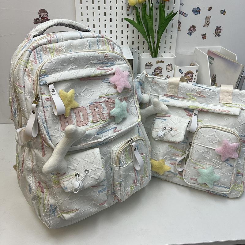 Children's Schoolbag, Primary School Students, Girls, Junior High School Students, High-value Backpack, Fashionable Backpack.