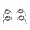 4pc Door Lock Spring Set L&R For-Mercedes W203 W211 W209 C / E / CLK Class Car Door Lock Block Repair Spring Auto Accessories
