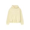 Fear of God Essentials Fw25 Garden Yellow 25 Spring Drop2 Series Twill Letter Drop Shoulder Casual Pullover Hoodie Men 192SP256218F