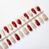 New Year Ruby Glass Bead Cat's Eye Armor: Gilded Whitening Nail Art Stickers