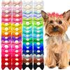 10/20PCS Adorable Ribbed Ribbon Bow Hair Accessories - Hair Tie & Ponytail Headband for Pets & Kids,Cute Hair Ornament