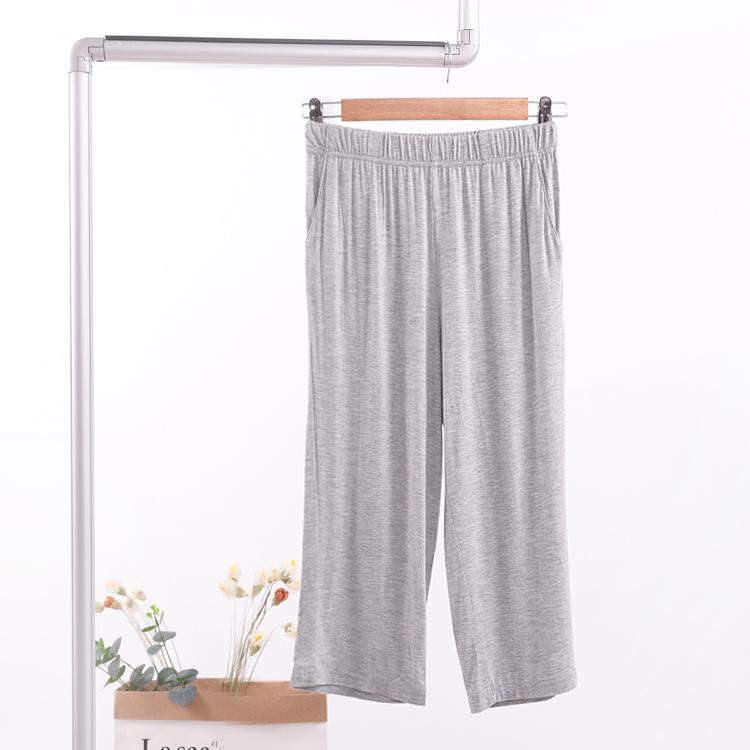 

Women s Summer Lightweight Modal Lounge Pants - Loose Fit, Airy Design M светло-серый