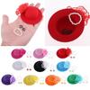 Modern Doll Clothing Accesories Vintage Bowler Doll Hat with Rose Decoration Bracelet for 28-30cm Doll