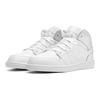 Jordan Air  1 Comfortable Classic Non-Slip Durable Mid-Top Kids Basketball Shoes Kids Sneaker White 640734-129