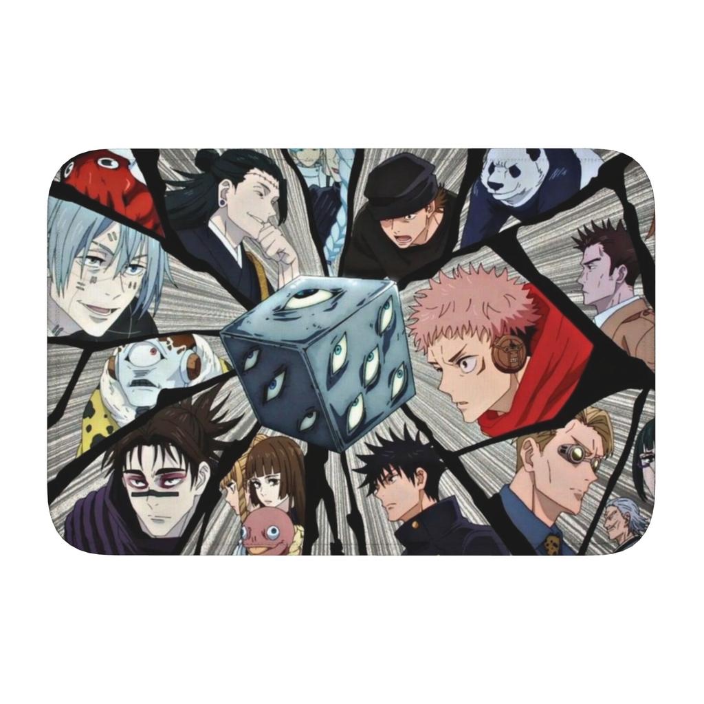 Custom S-Satorues G-Gojoes Doormat Non-Slip Entrance Welcome Kitchen Bath Floor Door Mat Toilet Living Room Carpet Rug