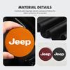 Set of 2 Suede Non-Slip Coasters for Jeep Compass Renegade Cherokee Wrangler JK Car Interior Accessories AKP1