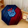 NSW Blues Print Auto 8?Ribs Folding Umbrella Wind Resistant Lightweight Automatic Umbrella For Daily Travel