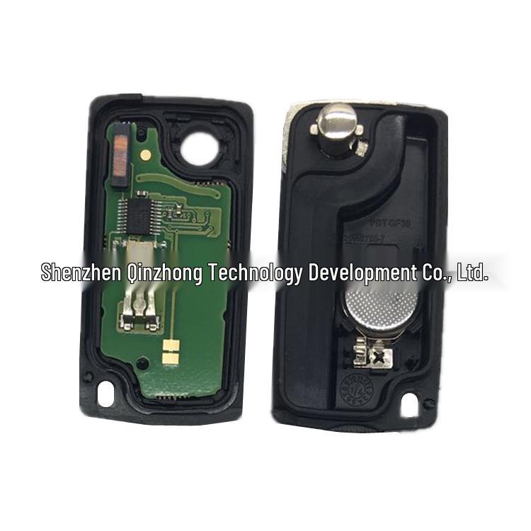 Peugeot 2-Button 0536 ASK Folding Key (433MHz, 7961 Chip)