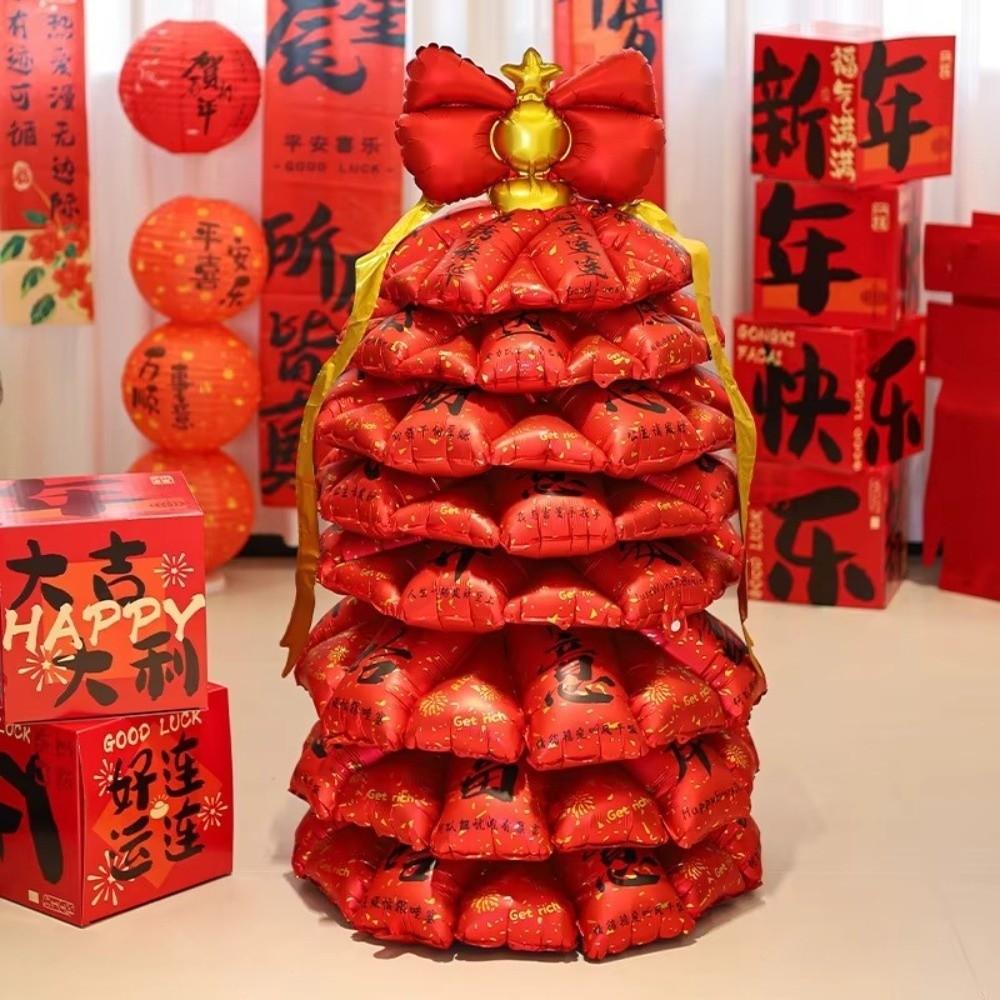 Roztomilý Balónek na Nový rok Roku Koně DIY Hliníková Fólie Balónky Štěstí Nafukovací Dekorace Rekvizity Jarní Festival Potřeby