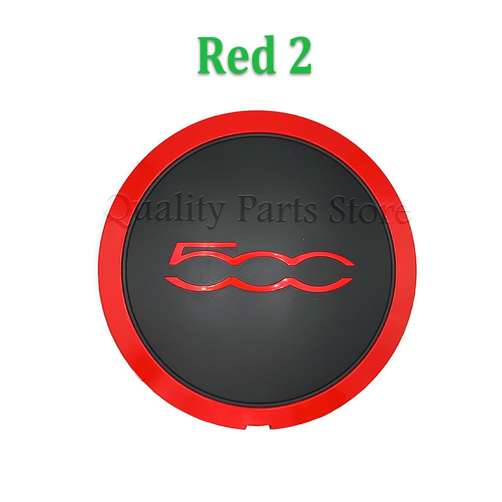 New Car Hubcap Wheels Centre Hub Cap For Fiat 500 Car Dust Cover Wheel Hub Cap Replacement 133mm 51884863 68078419AC 68078421AC