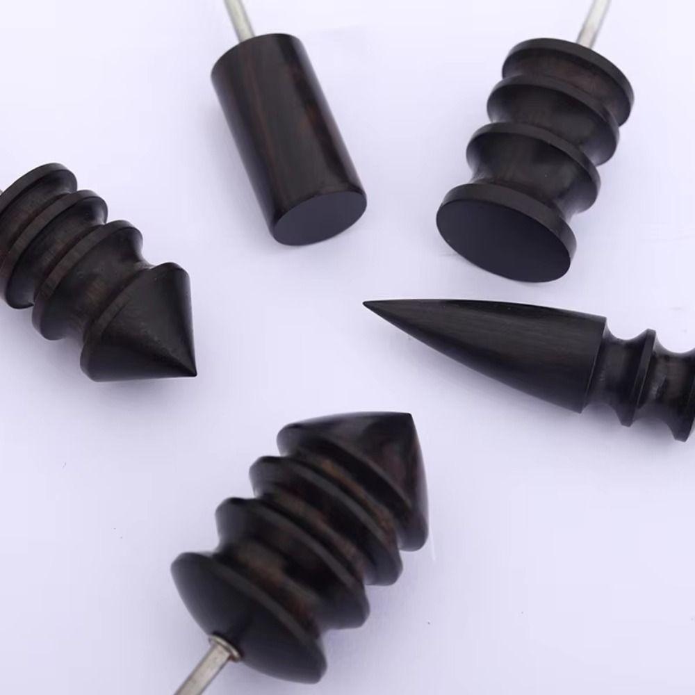 Black Leather Edge Polishing Slicker Handmade Electric Polishing Slicker Leather Burnisher  Craft