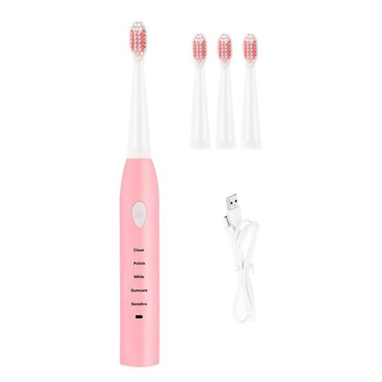 

Электрическая автоматическая эффективность регулировки зубной щетки с пятью скоростями ABS высокая розовый