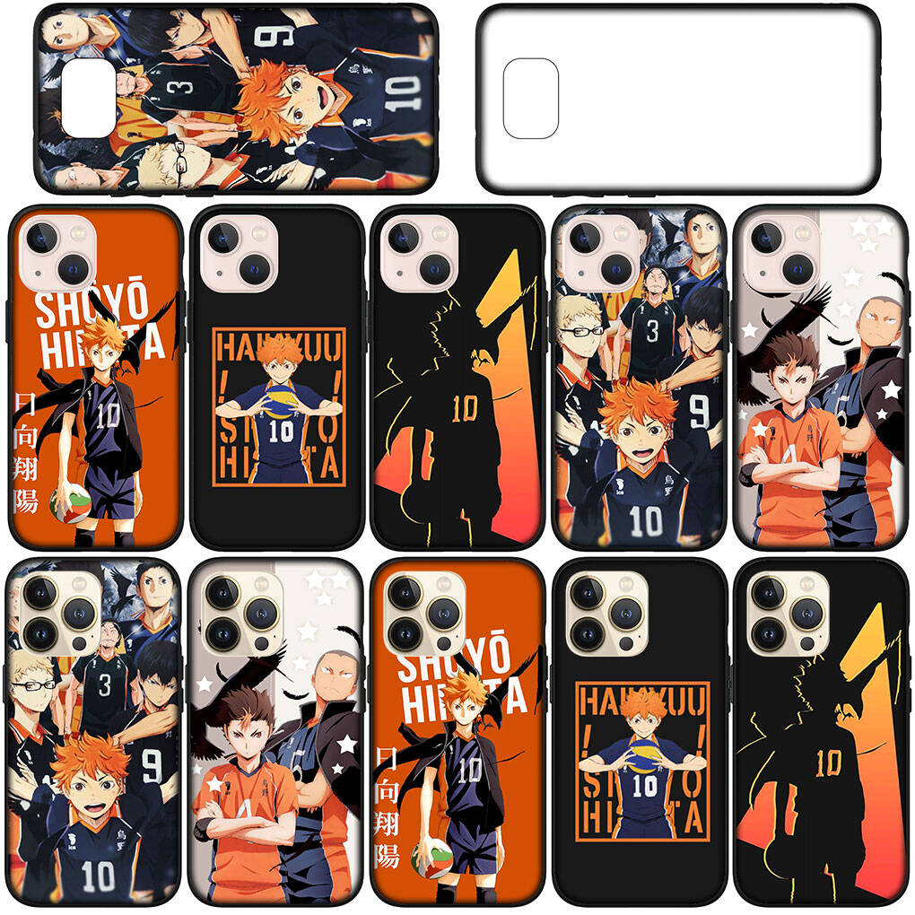for Motorola Moto Edge 70 60 50 G54 G86 Samsung Galaxy S25 iPhone 17 16 15 Xiaomi Redmi Note 14 Pro Max Phone Case Lovely Hinata Shoyo Haikyuu Cover
