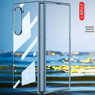 Galaxy Z Fold7 Anti-Val Electroplated Transparante Hoes