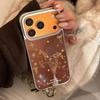 Creative Gold Pony Phone Case Bracelet for iPhone 16, iPhone 17, iPhone 17 Pro Max