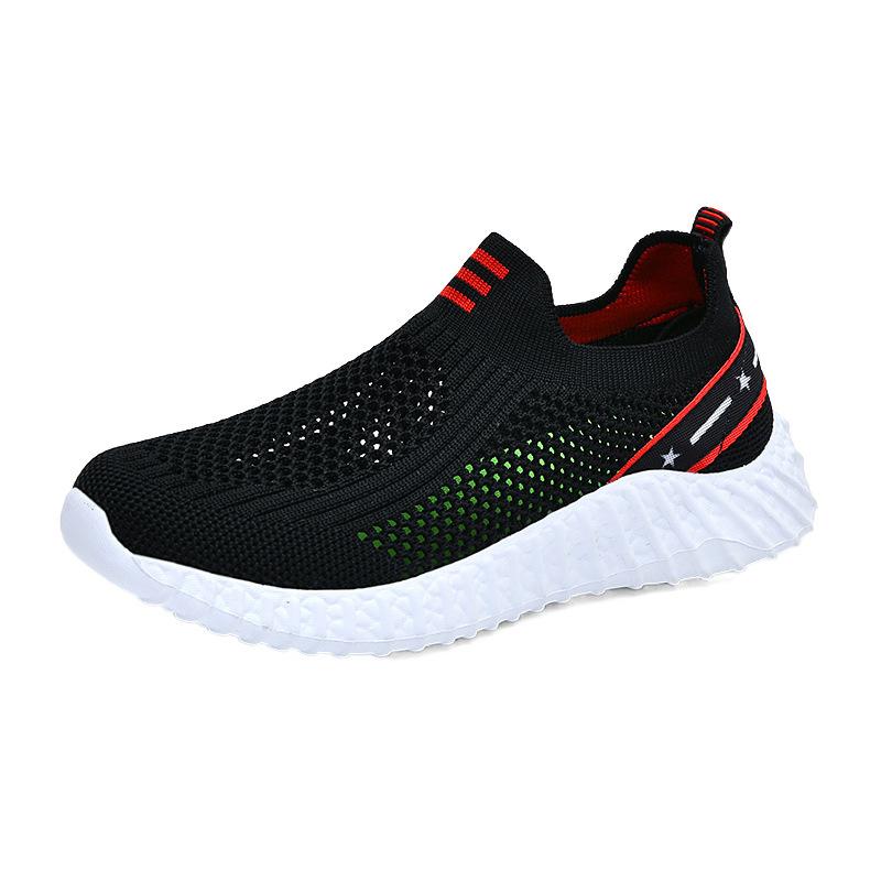 Boys' shoes 2025 spring and autumn new breathable mesh medium and large children's small boys children's mesh shoes one-pedal sneakers