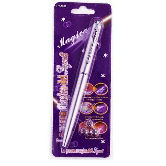 Magic Light Ballpoint Pen with Bright Head Torch and Invisible Ink