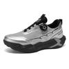 Spiral button outdoor mountaineering sneakers non-slip and wear-resistant men's casual dad running shoes spring 2025 new