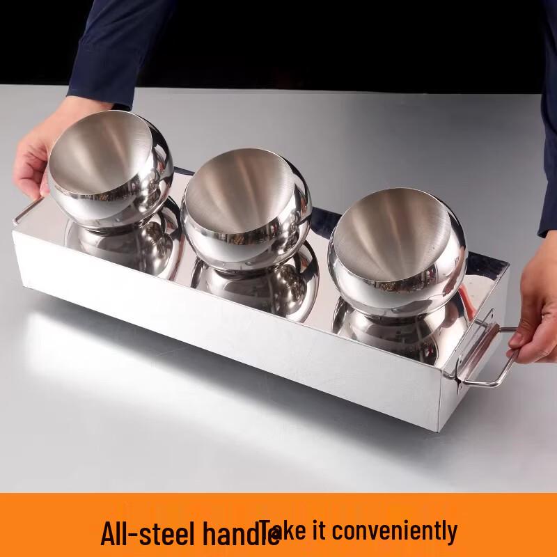 Stainless Steel Self-Service Condiment & Snack Display Stand