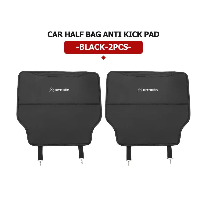 Leather Car Seat Back Protector Mat Prevent Dirty Anti Kick Pad For Citroen Grand Berlingo Jumper Celysee Xsara Picasso Aircross