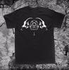 Satanischer Ziegenkopf T-Shirt Punk Okkult Gothic Satan Metal Baphomet Pentagramm Tee