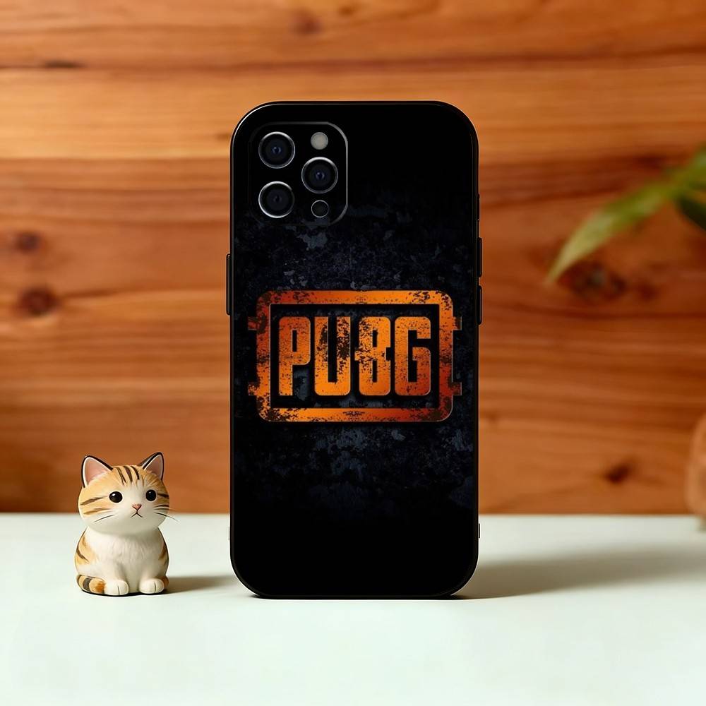 P-U-B-G Handyhülle Silikon Weich Für IPhone 17 16 15 14 13 12 11 X XR Plus Pro Max Plus
