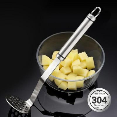 Kartoffelstampfer-Roller aus Edelstahl 304 – Küchengerät zum Stampfen von Kartoffeln und Babynahrung