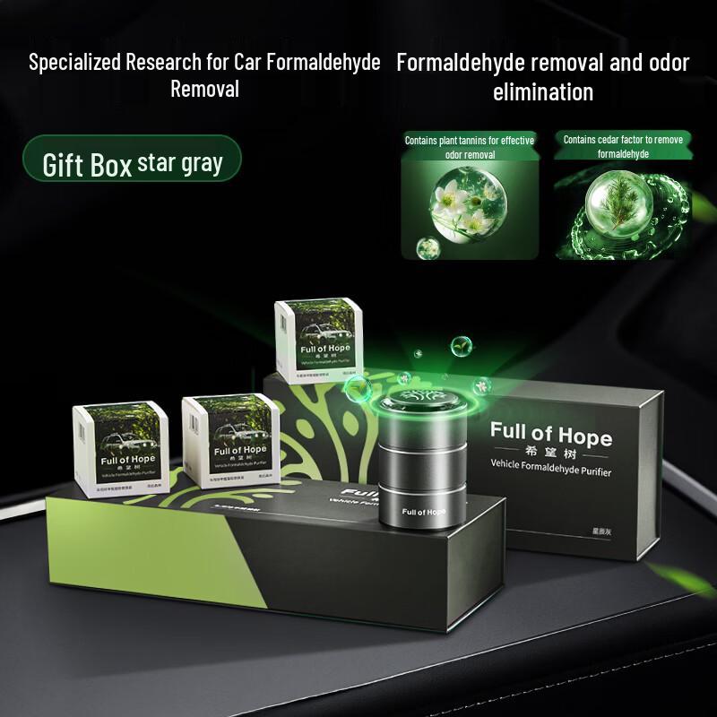 Car Air Purifier & Freshener Gift Box