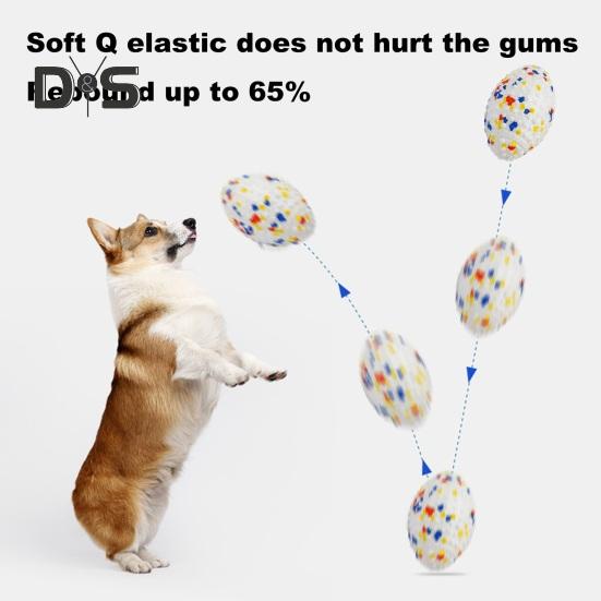 The Mellow Dog Calming Ball for Anxiety Relief Lightweight Pet Chew Toy Interactive Fetch Toy for Emotional Support